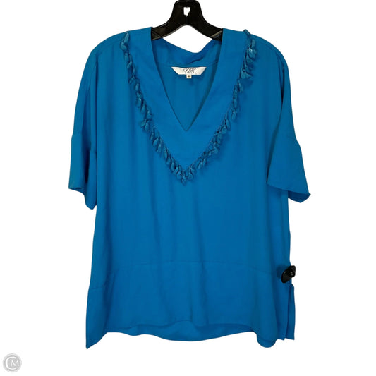Top Short Sleeve By Crosby In Blue, Size: M