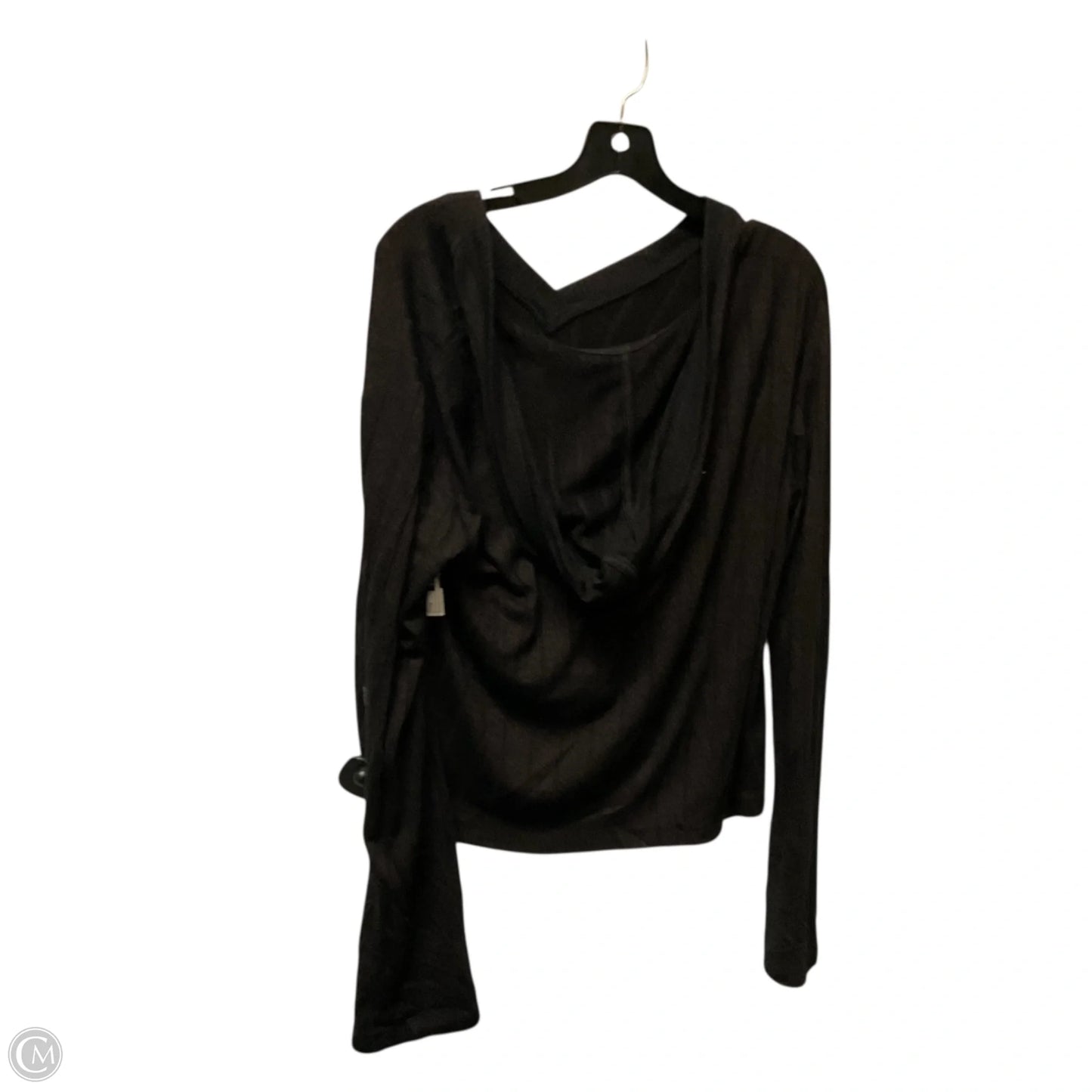 Sweatshirt Hoodie By Athleta In Black, Size: M