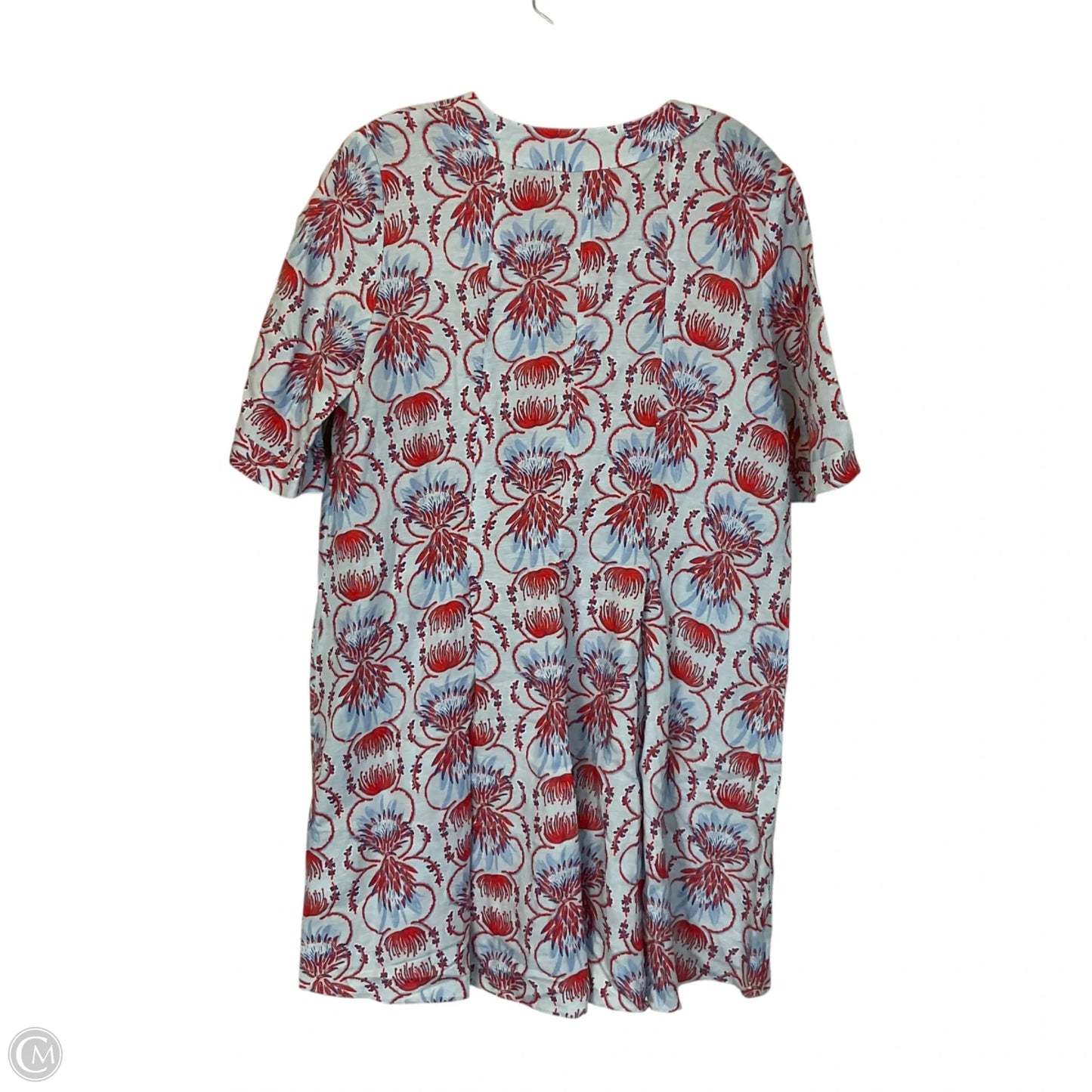 Dress Casual Short By Clothes Mentor In Blue & Red, Size: S