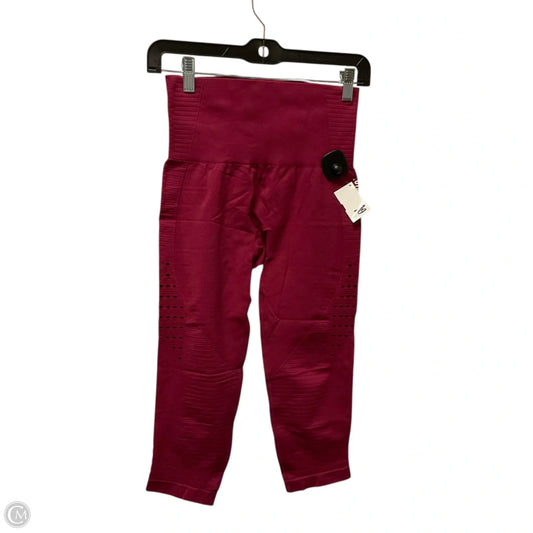 Athletic Leggings Capris By Gym Shark In Red, Size: 0