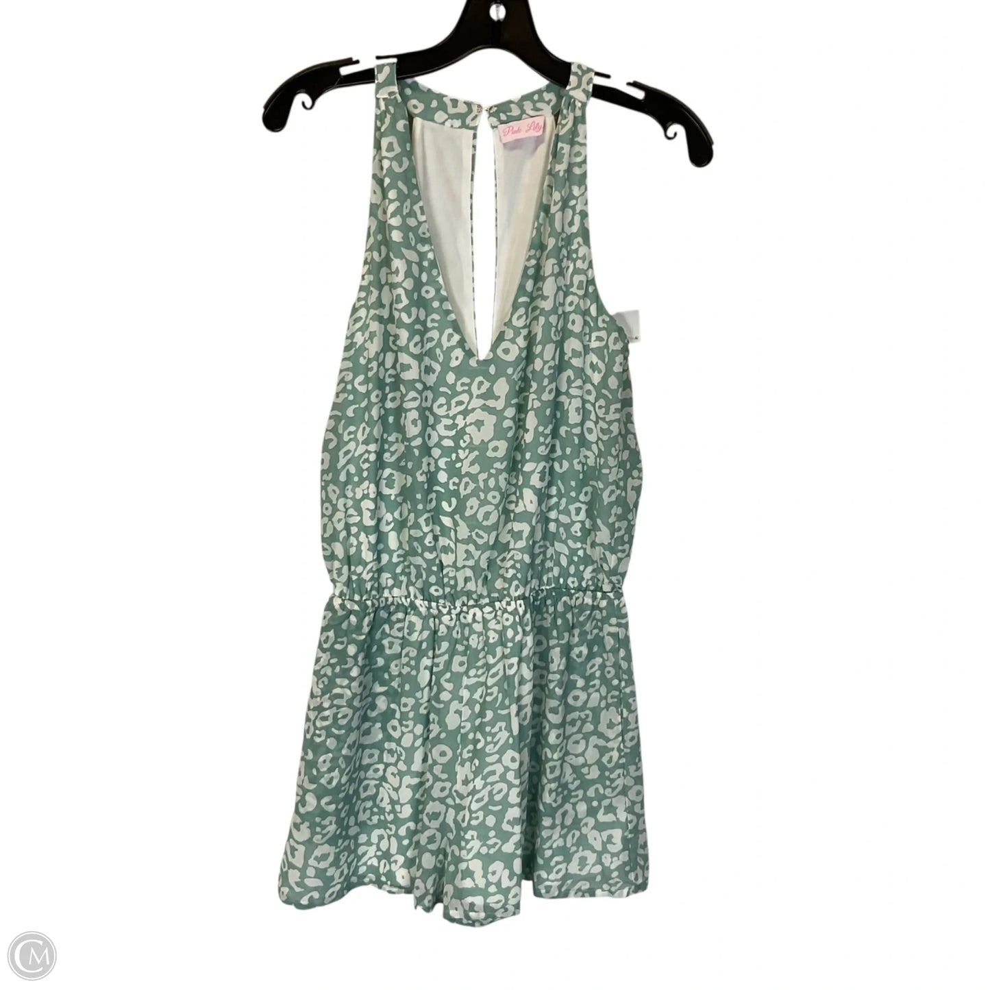 Romper By Pink Lily In Green, Size: S