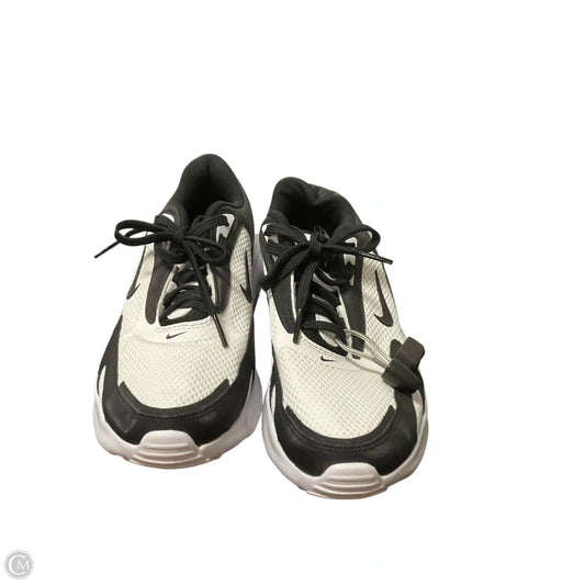 Shoes Athletic By Nike In Black & White, Size: 7.5
