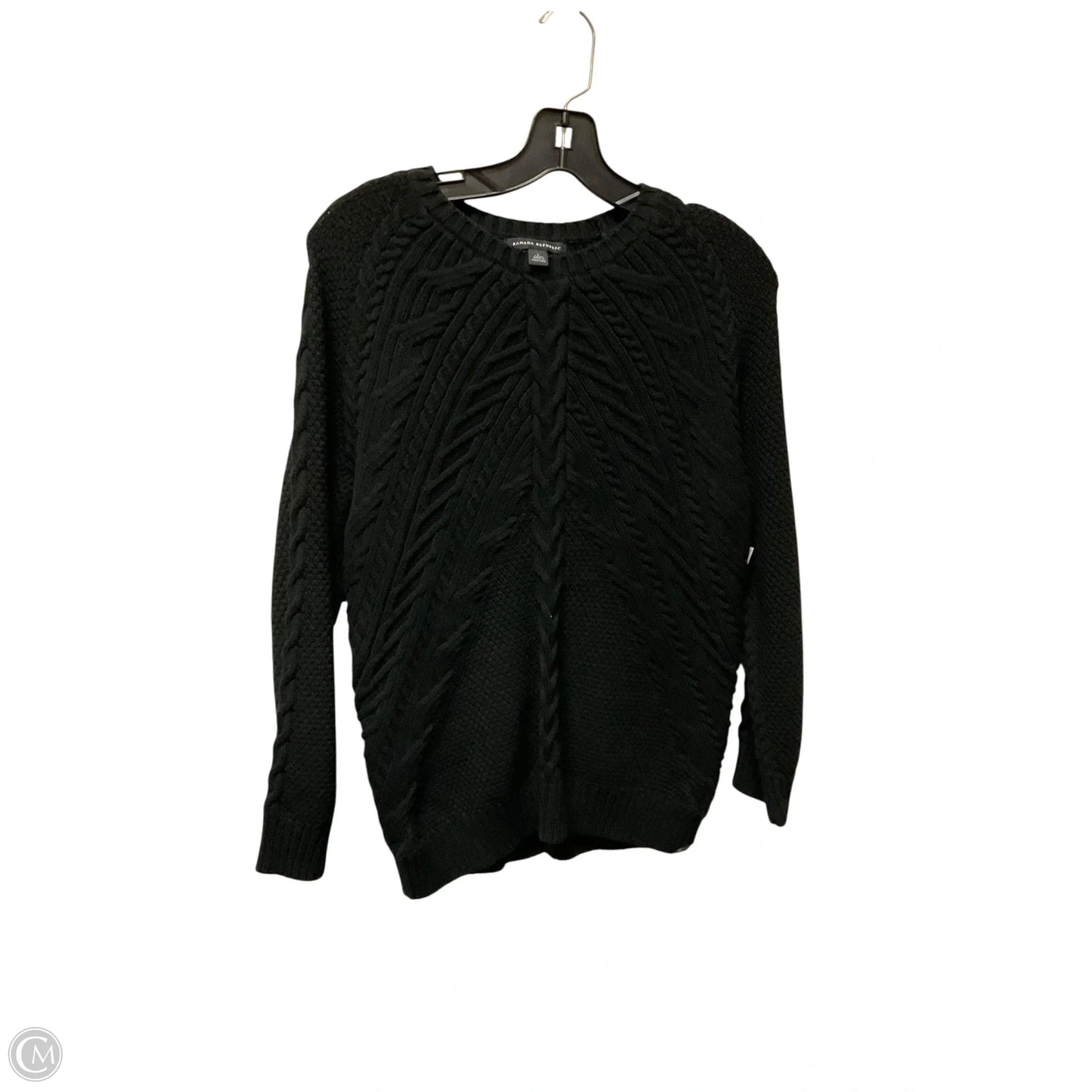 Sweater By Banana Republic In Black, Size: L