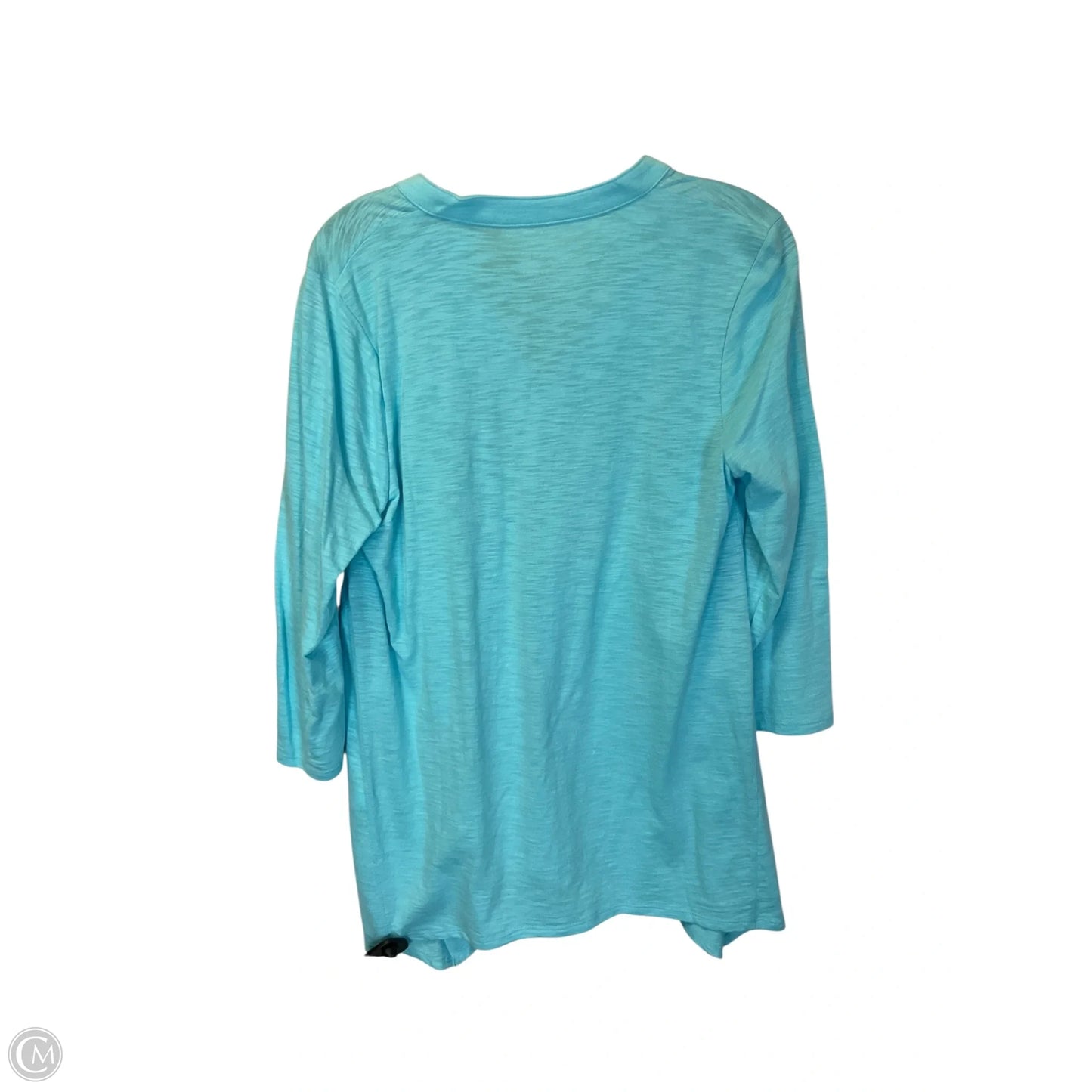 Top Long Sleeve By Chicos In Blue, Size: M
