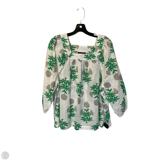 Top Long Sleeve By Lane Bryant In White, Size: Xxl