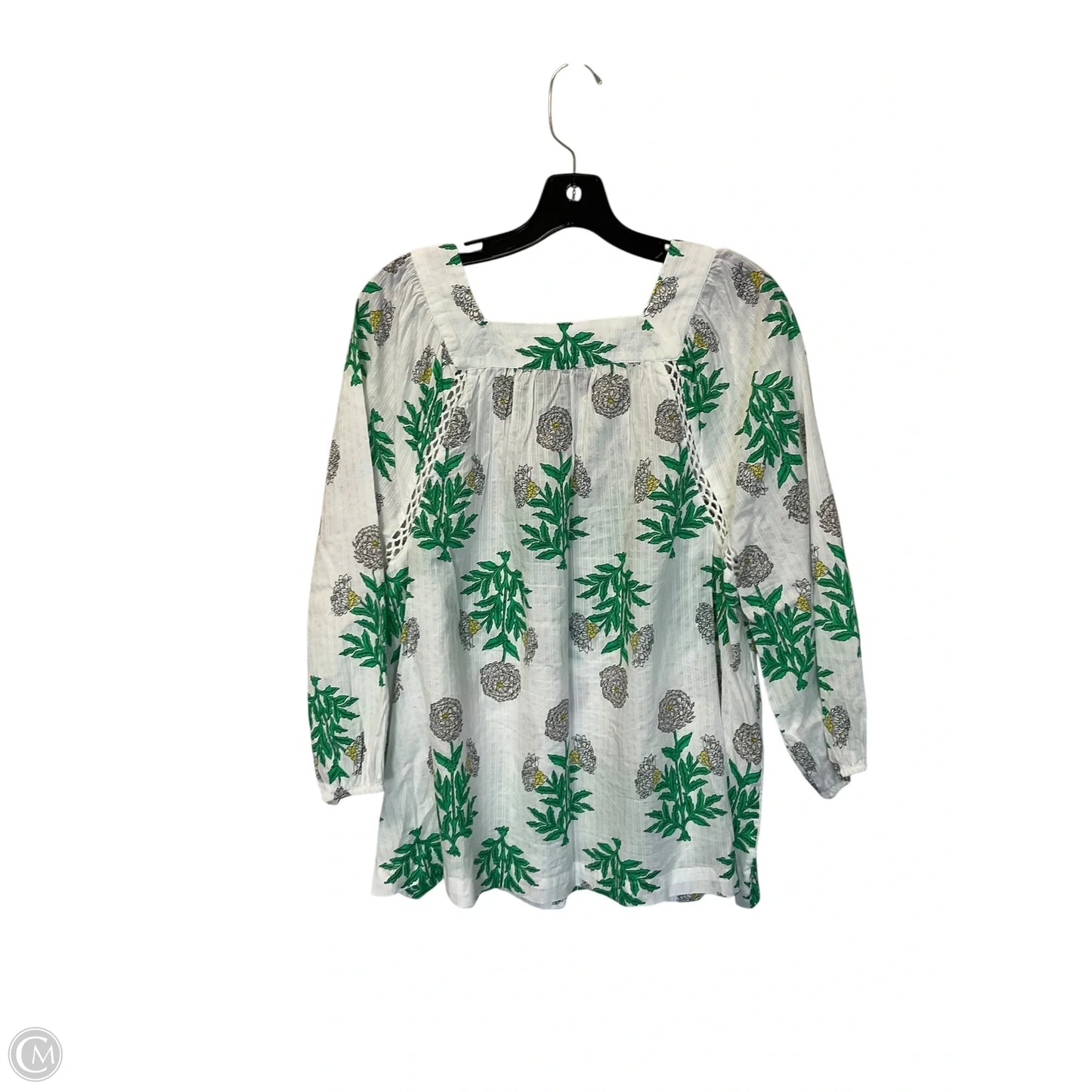 Top Long Sleeve By Lane Bryant In White, Size: Xxl