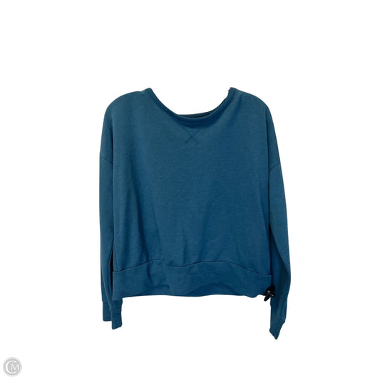 Top Long Sleeve Basic By Nike Apparel In Blue, Size: L