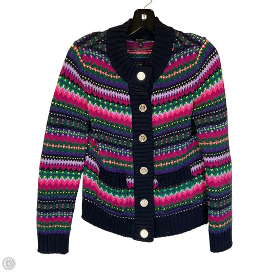 Sweater Cardigan By Talbots In Multi-colored, Size: Xs