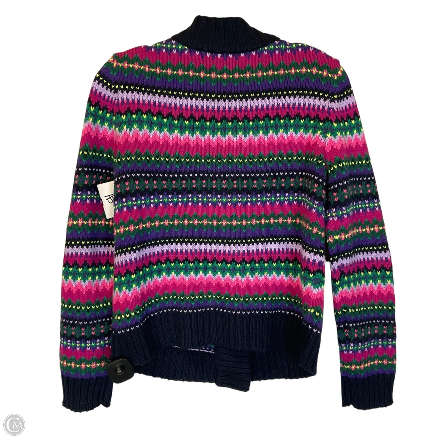 Sweater Cardigan By Talbots In Multi-colored, Size: Xs