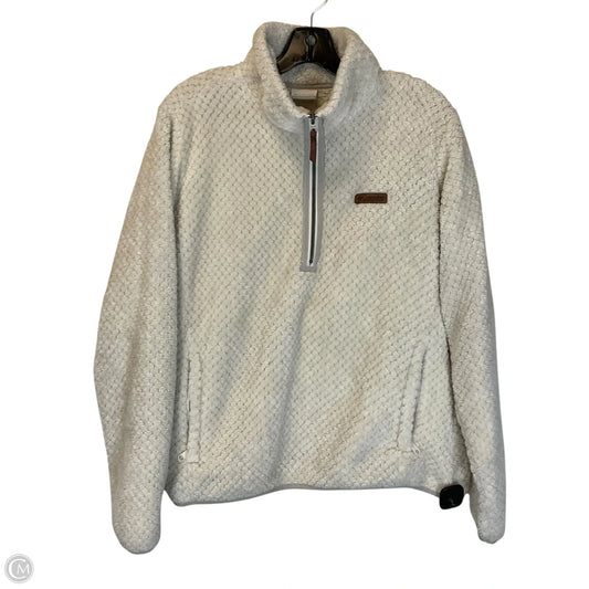 Sweatshirt Collar By Columbia In White, Size: L