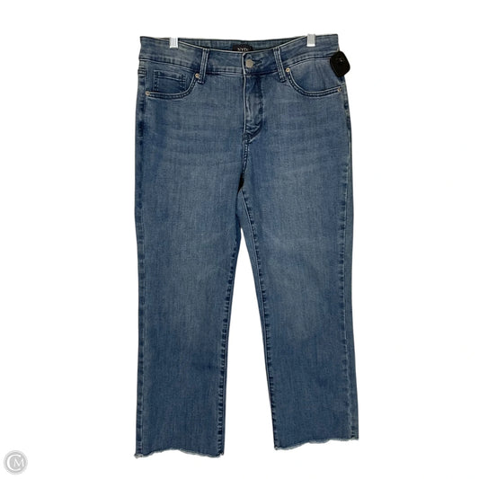Jeans Cropped By NYDJ In Blue Denim, Size: 10