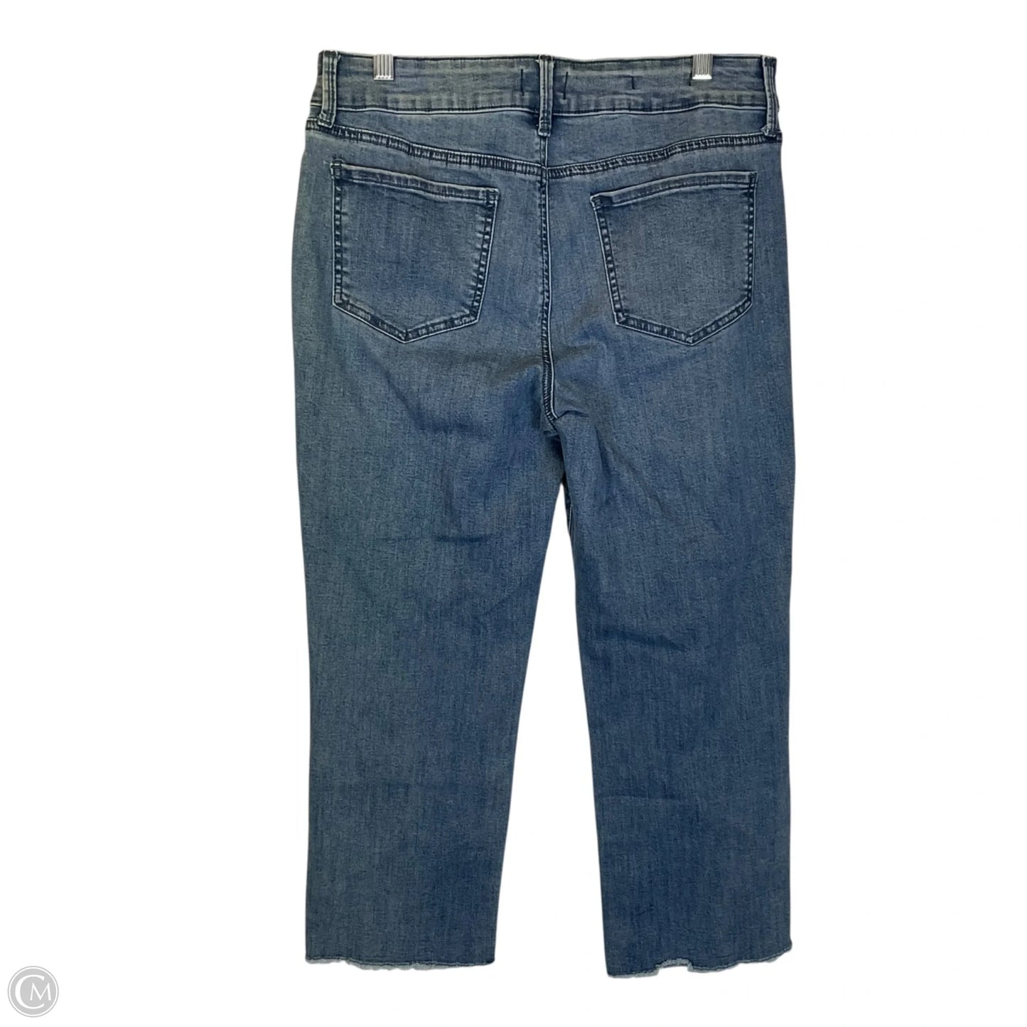 Jeans Cropped By NYDJ In Blue Denim, Size: 10