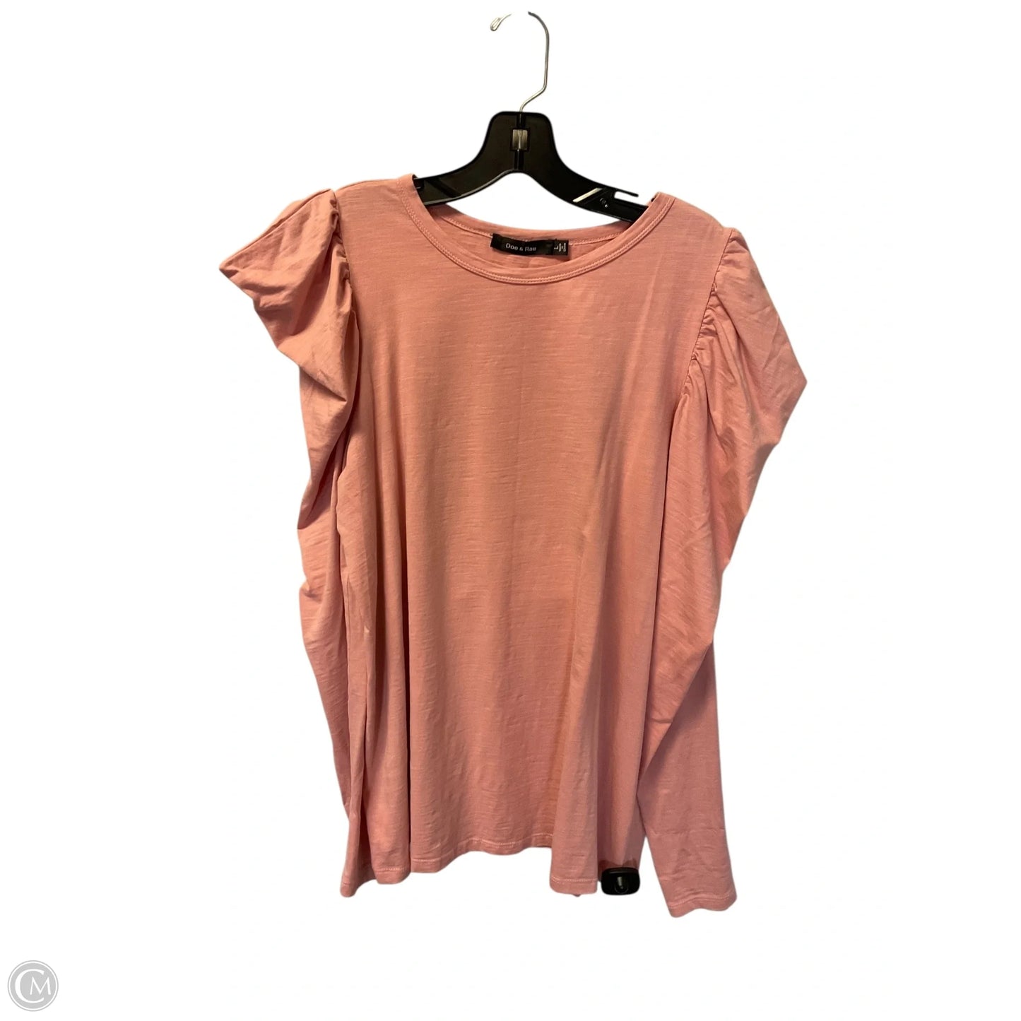 Top Long Sleeve By Doe & Rae In Pink, Size: L