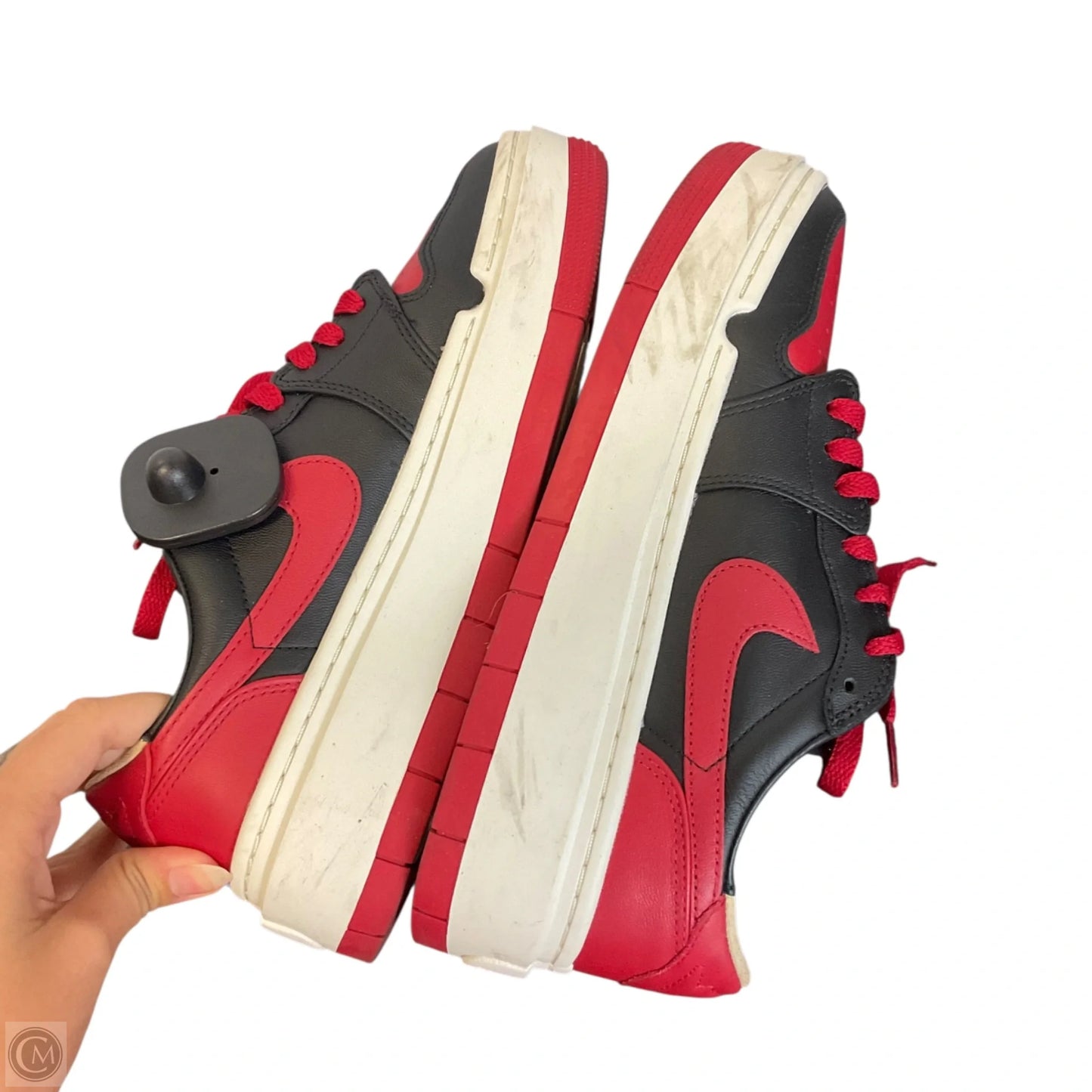 Shoes Athletic By Nike In Black & Red, Size: 9