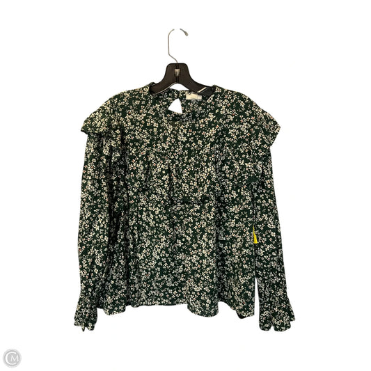 Top Long Sleeve By Ana In Green, Size: 1x