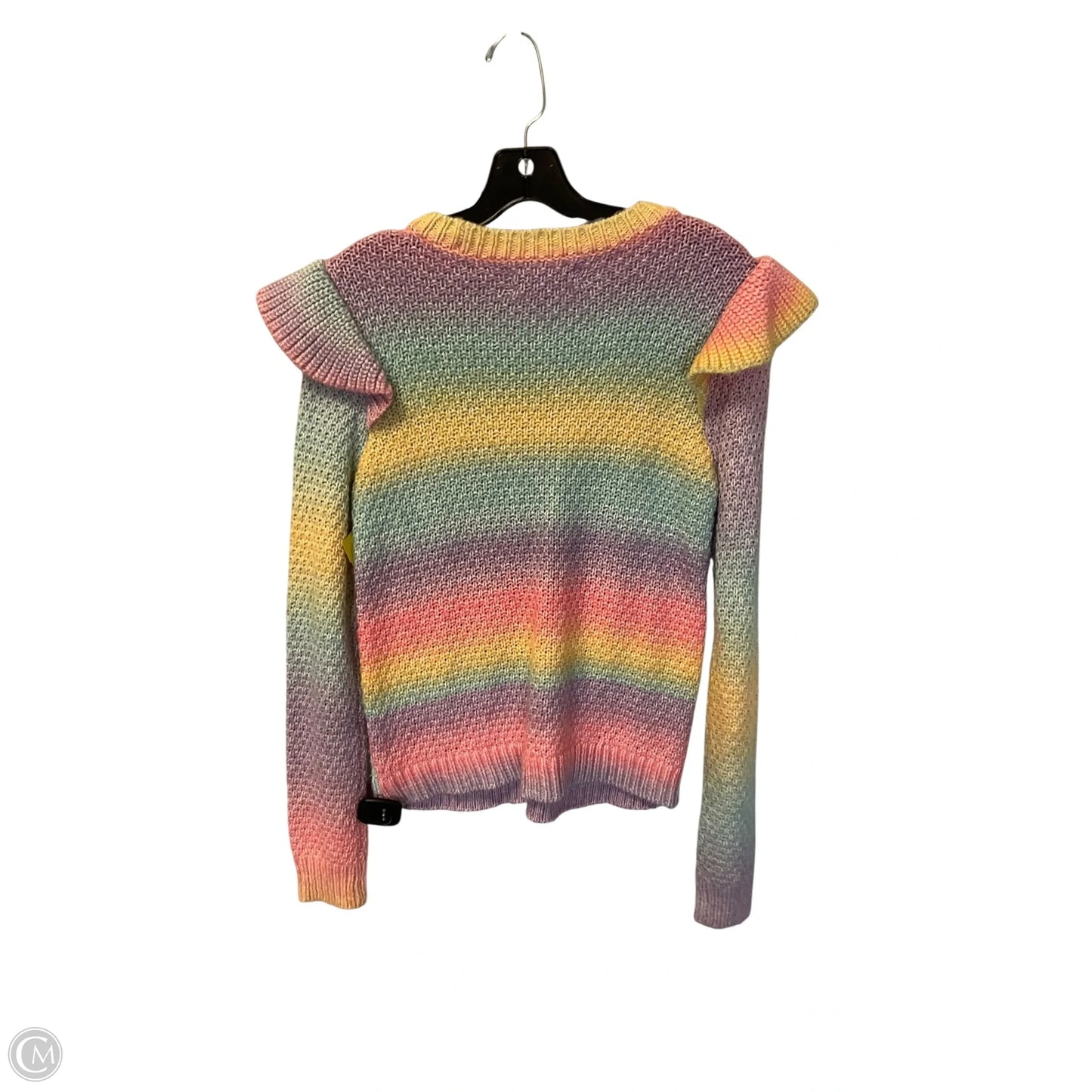 Sweater By Loft In Rainbow Print, Size: S