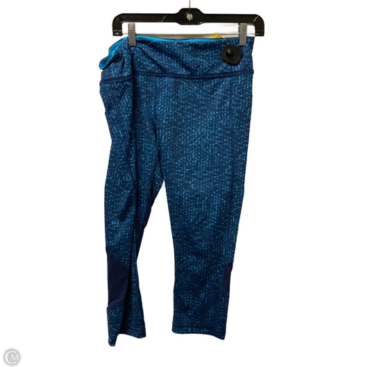 Athletic Leggings Capris By Lululemon In Blue, Size: 12