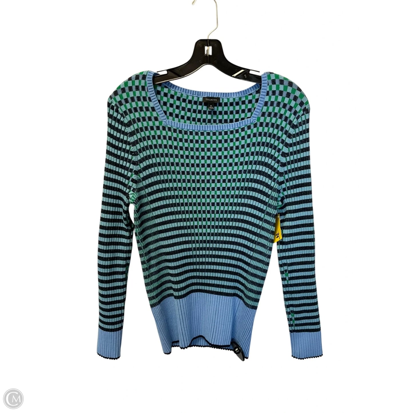 Top Long Sleeve By Talbots In Blue, Size: Xl