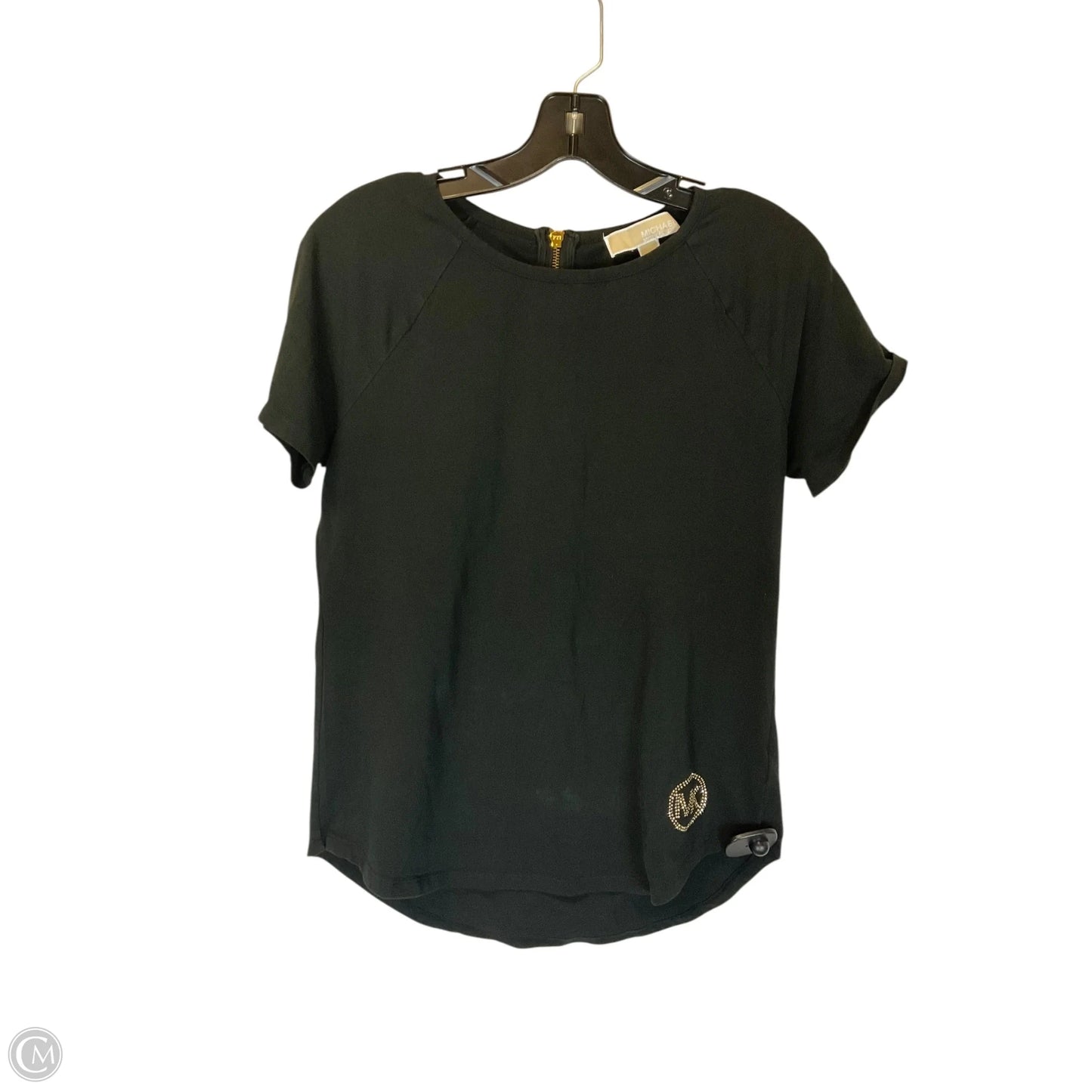 Top Short Sleeve By Michael By Michael Kors In Black, Size: M