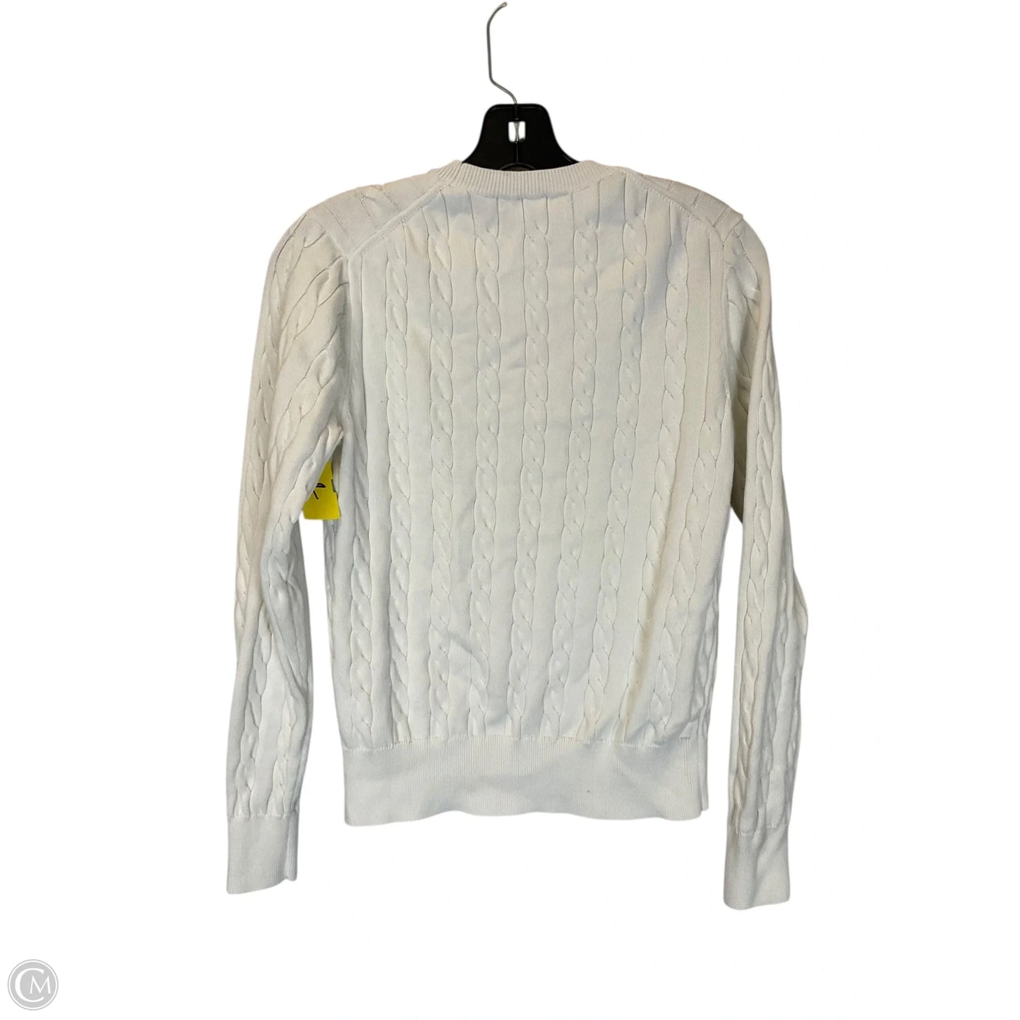 Sweater By Brooks Brothers In White, Size: M