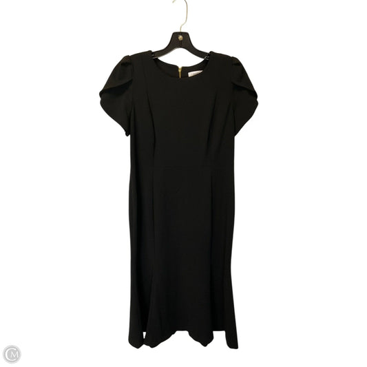 Dress Casual Midi By Calvin Klein In Black, Size: L