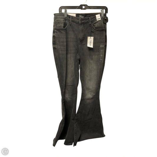 Jeans Flared By Judy Blue In Black Denim, Size: 8