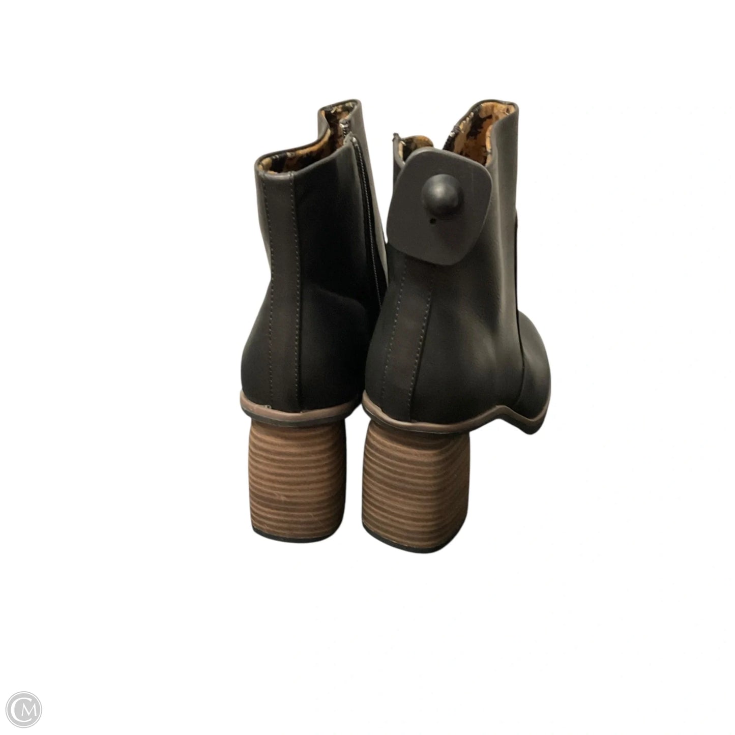 Boots Ankle Heels By Korks In Black, Size: 8.5