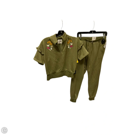 Pants Set 2pc By Anthropologie In Green, Size: Xs
