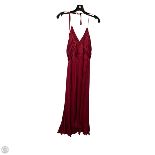 Dress Party Long By Anthropologie In Red, Size: M