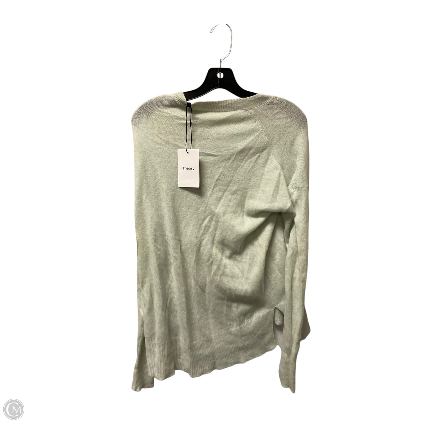 Top Long Sleeve By Theory In Green, Size: L