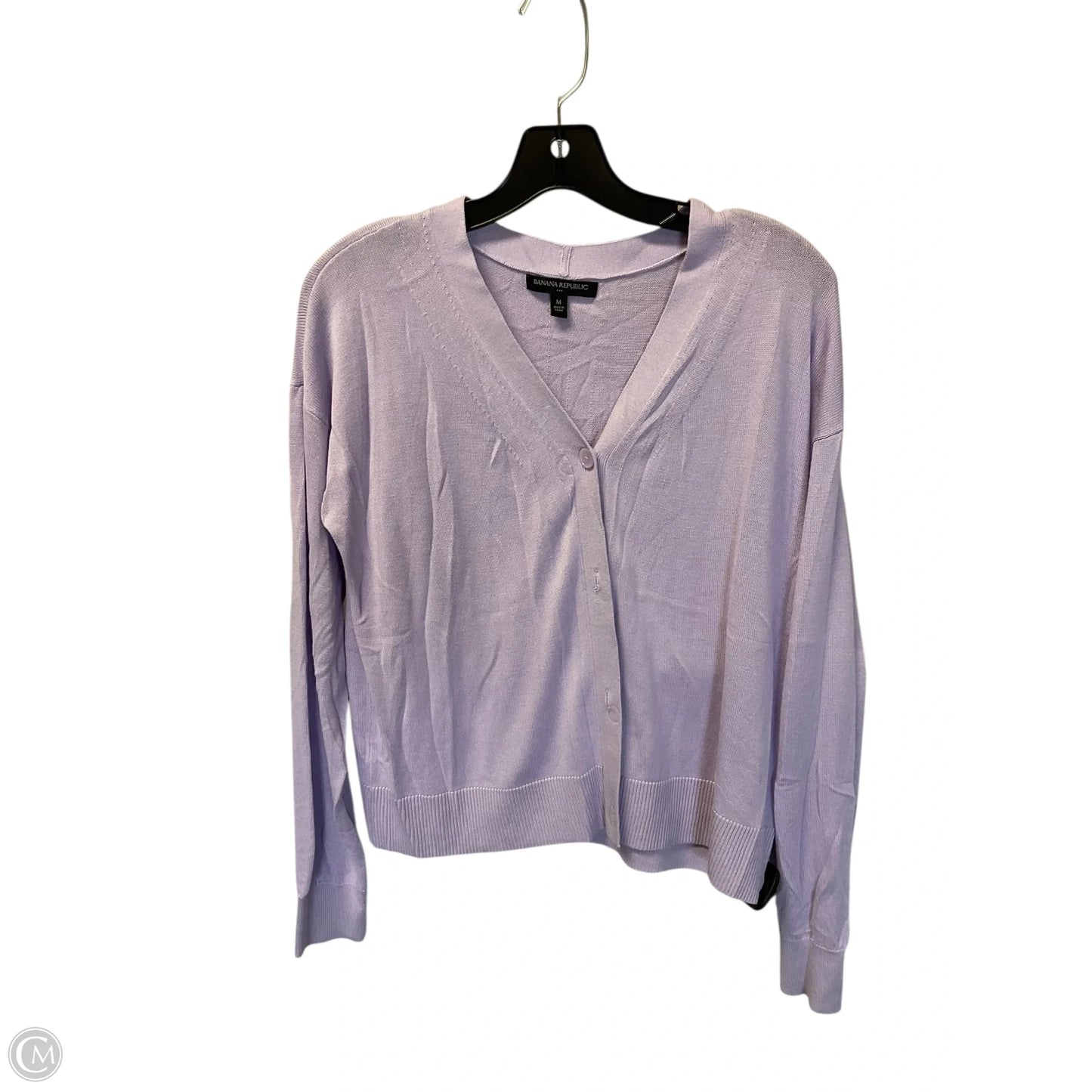Cardigan By Banana Republic In Purple, Size: M