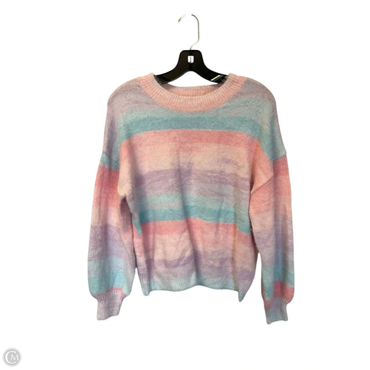 Sweater By Clothes Mentor In Blue & Pink, Size: S