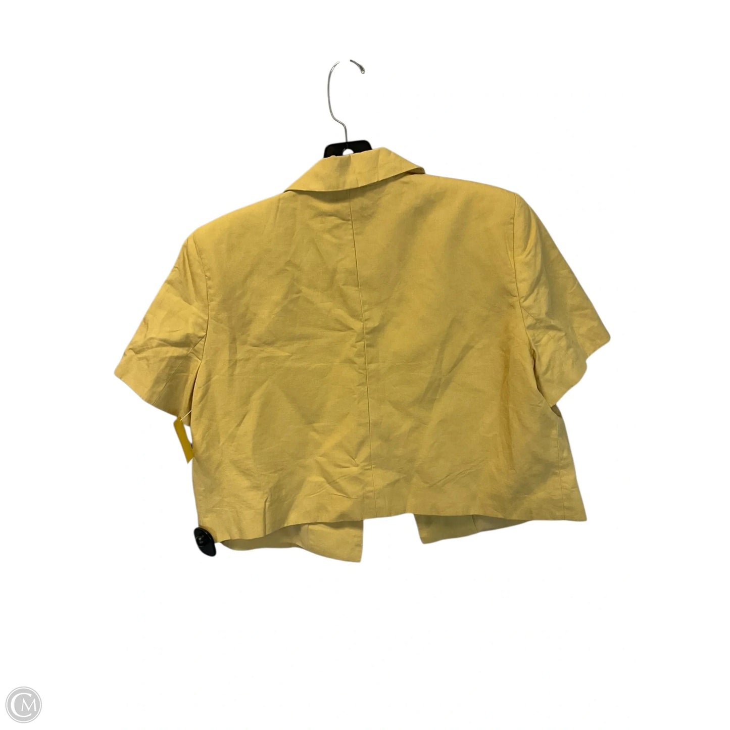 Blazer By Maison Damelie In Yellow, Size: L