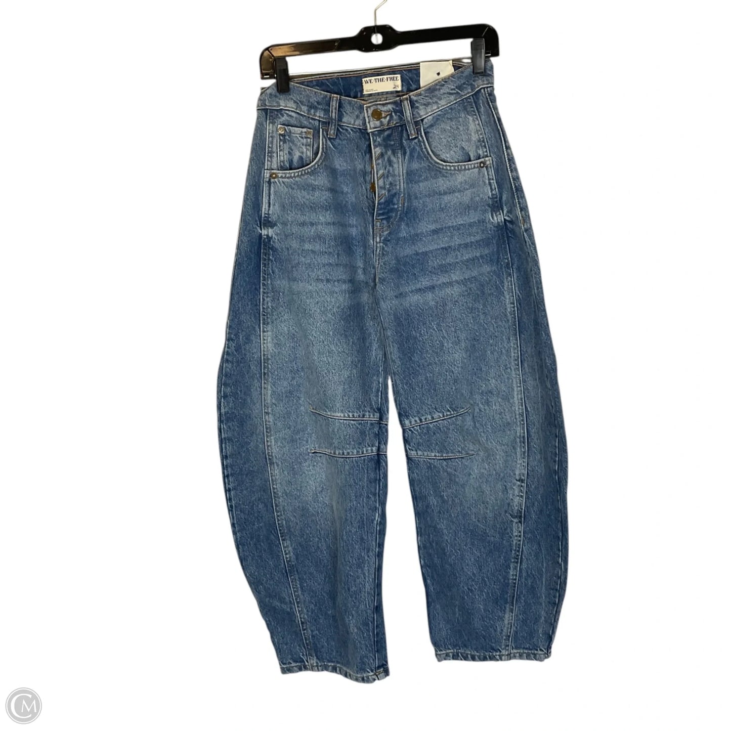 Jeans Straight By We The Free In Blue Denim, Size: 0