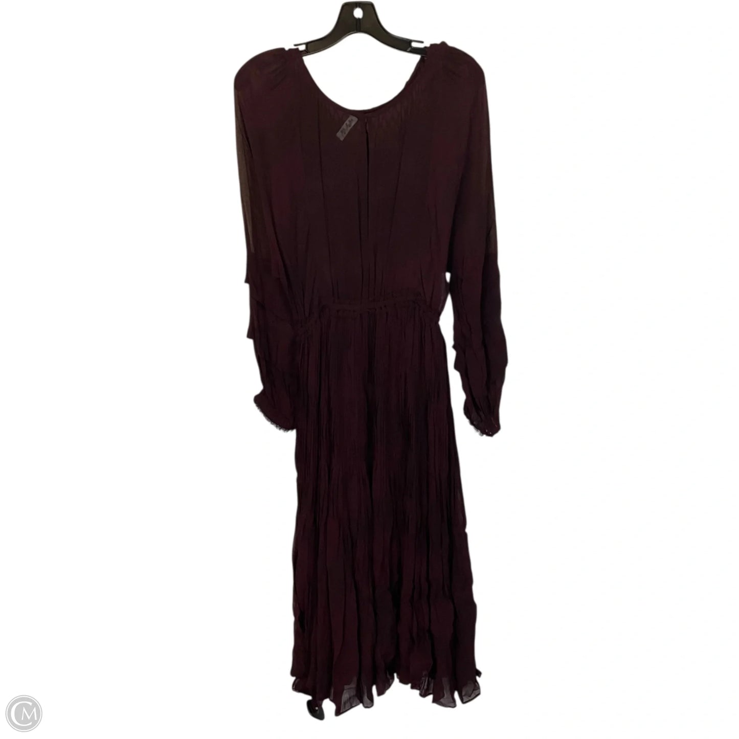 Dress Casual Midi By Loveshackfancy In Purple, Size: Xs