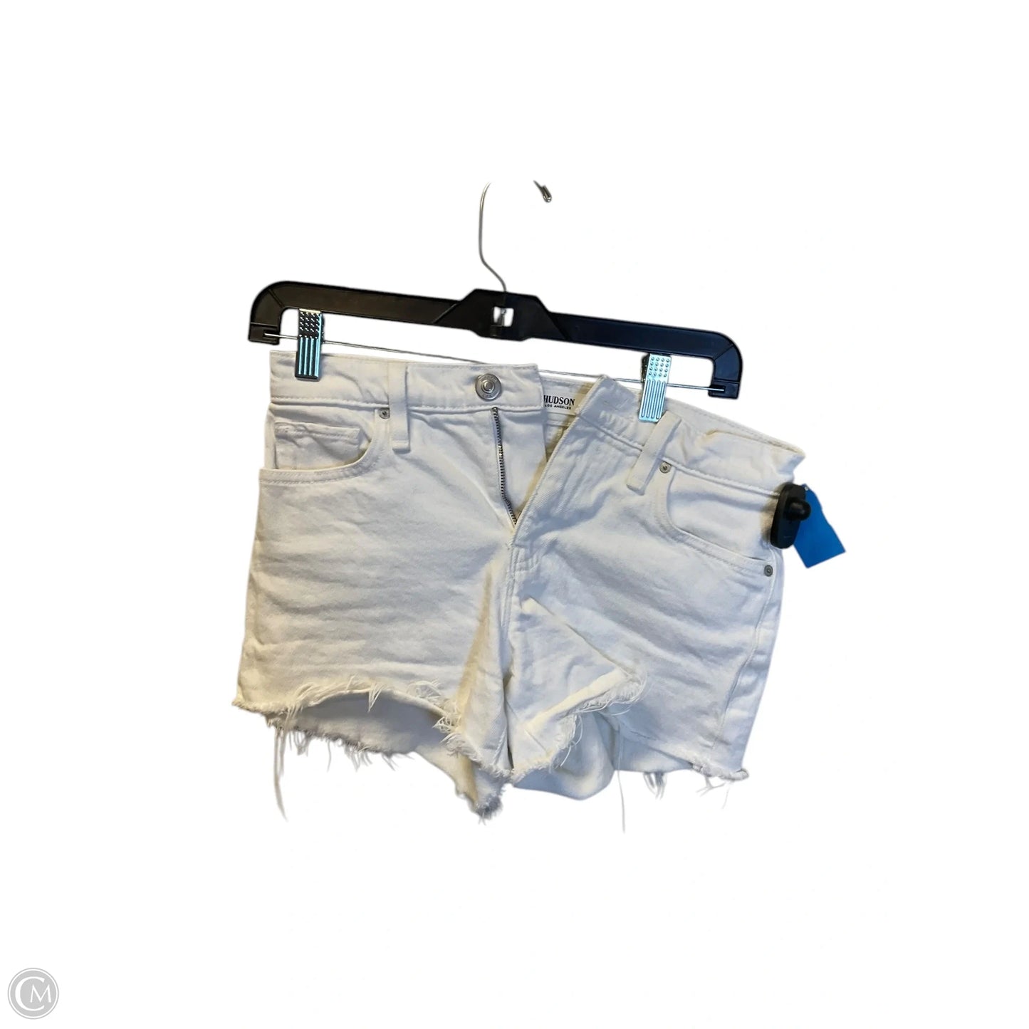 Shorts By Hudson In White Denim, Size: 2