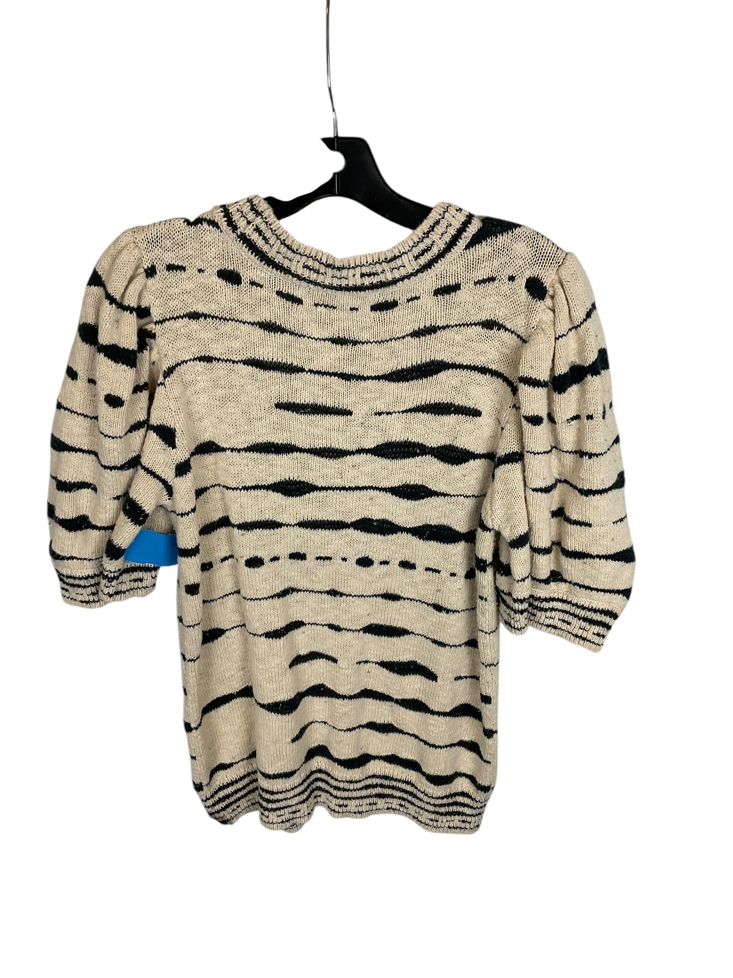 Top Short Sleeve By Cmb In Cream, Size: Xl