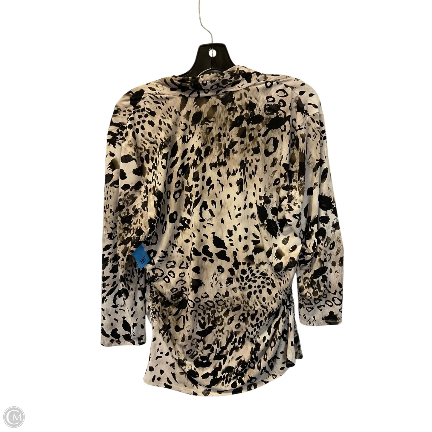 Top Long Sleeve By Vince Camuto In Tan, Size: Xl