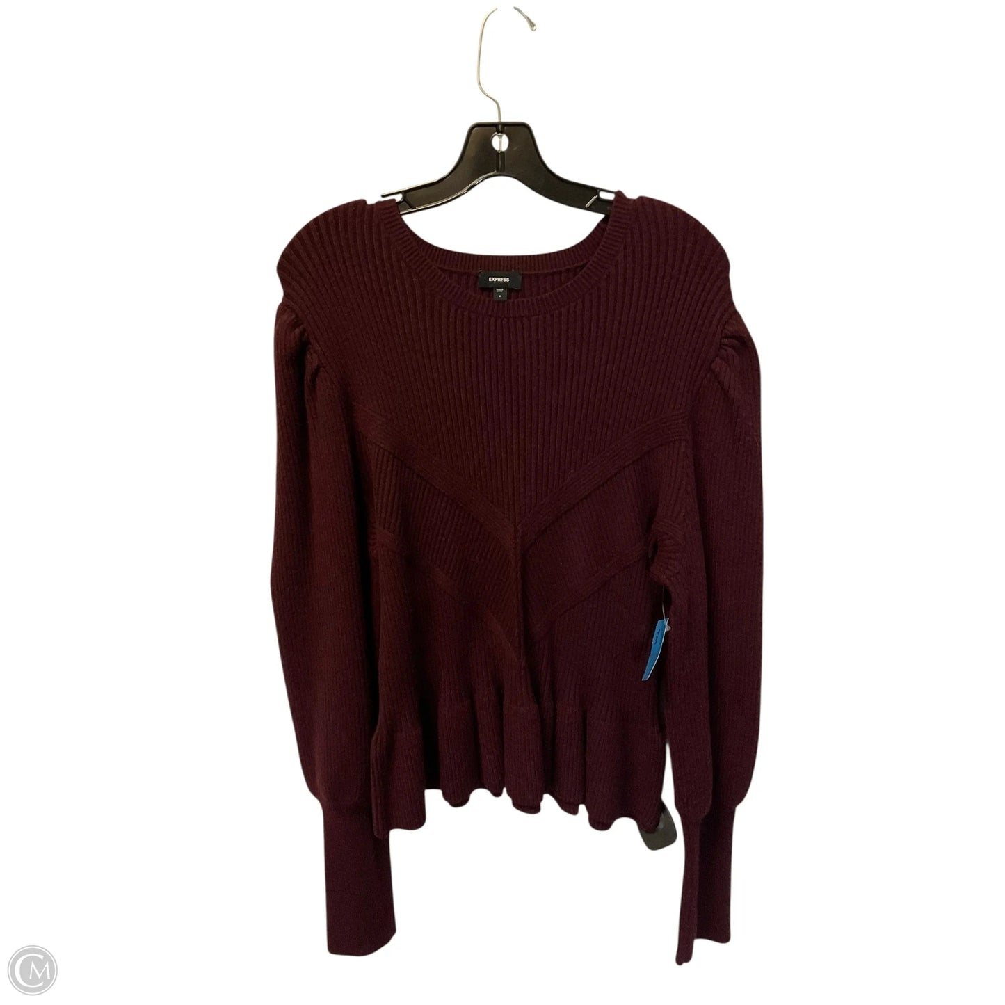Sweater By Express In Purple, Size: Xl