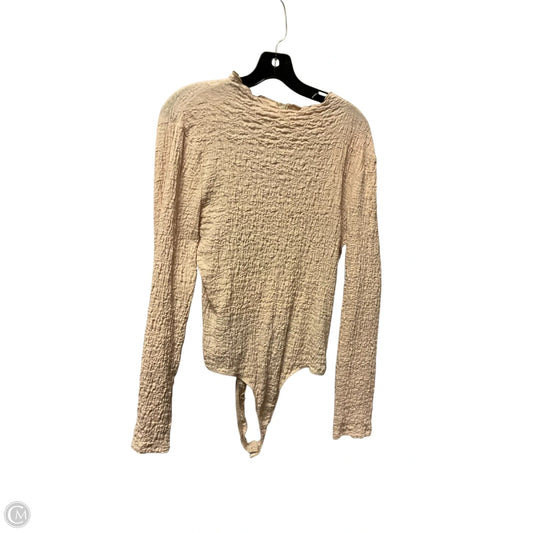 Bodysuit By Astr In Tan, Size: L