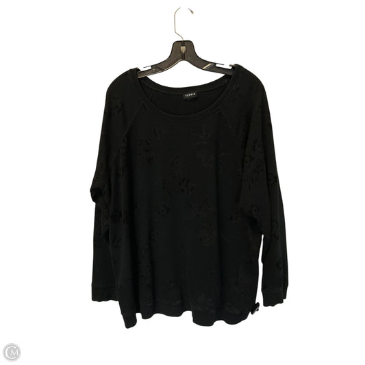 Sweatshirt Crewneck By Torrid In Black, Size: 2x