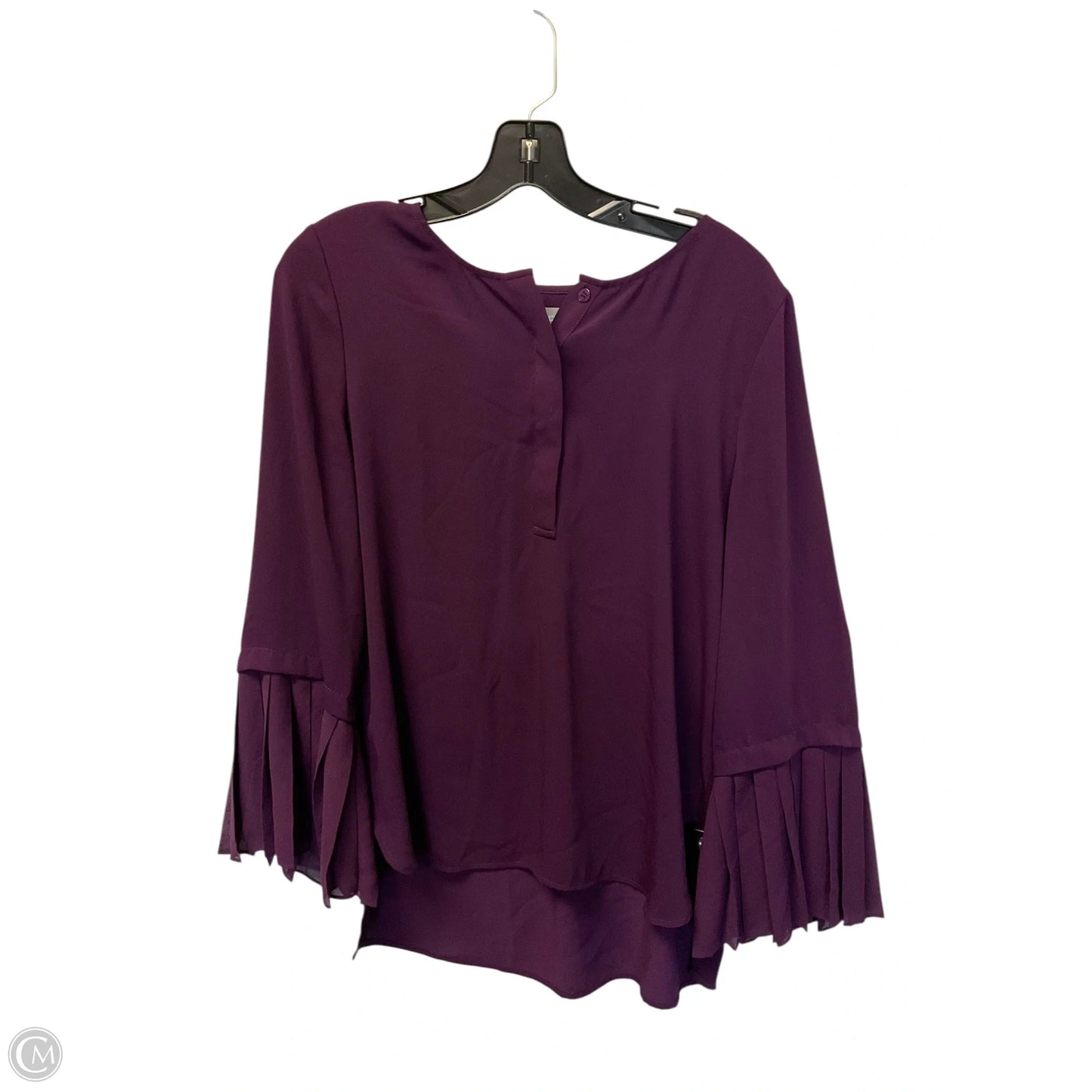 Top Long Sleeve By Chicos In Purple, Size: Xs