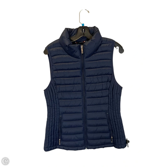 Vest Puffer & Quilted By Tommy Hilfiger In Blue, Size: S