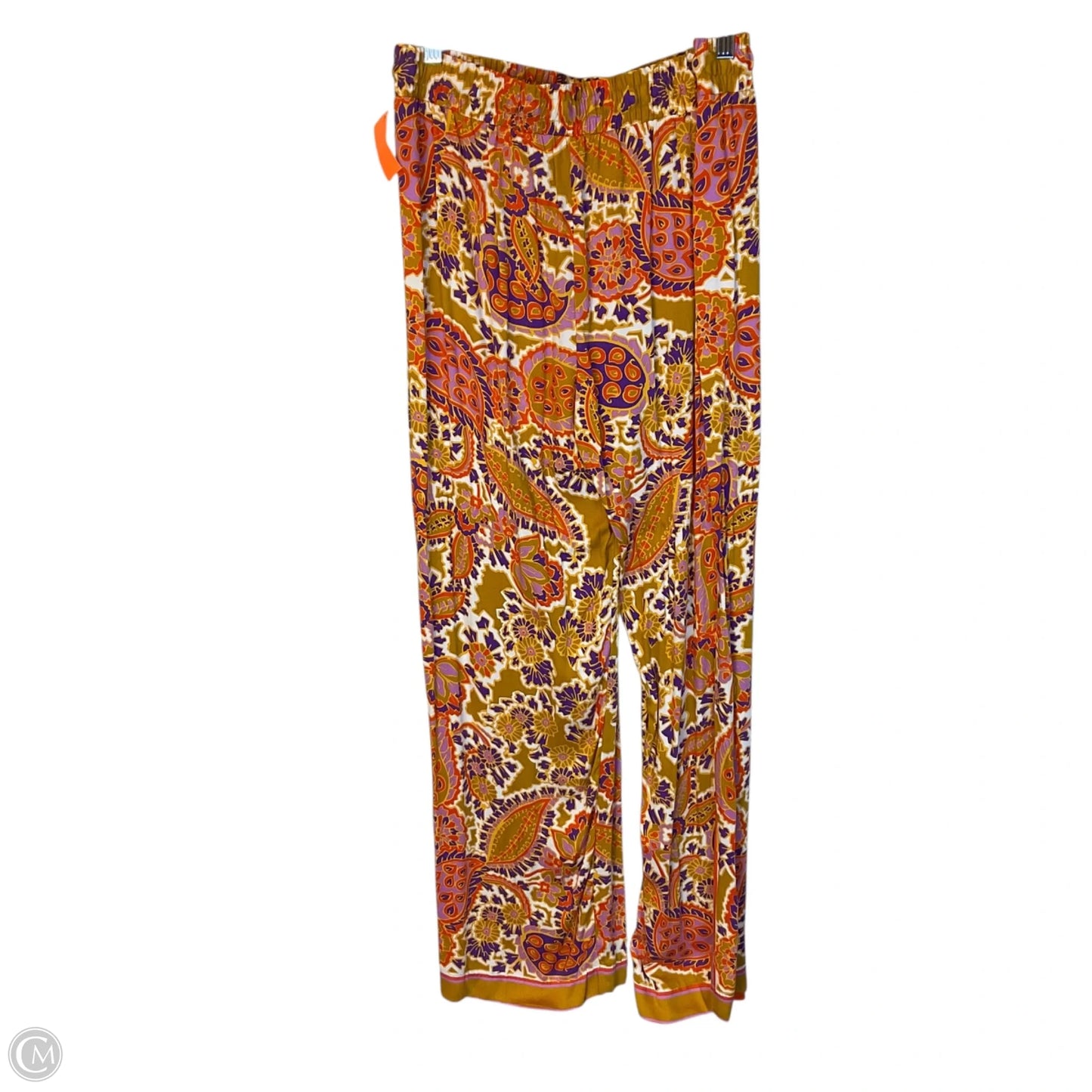Pants Wide Leg By Rachel Zoe In Orange, Size: L