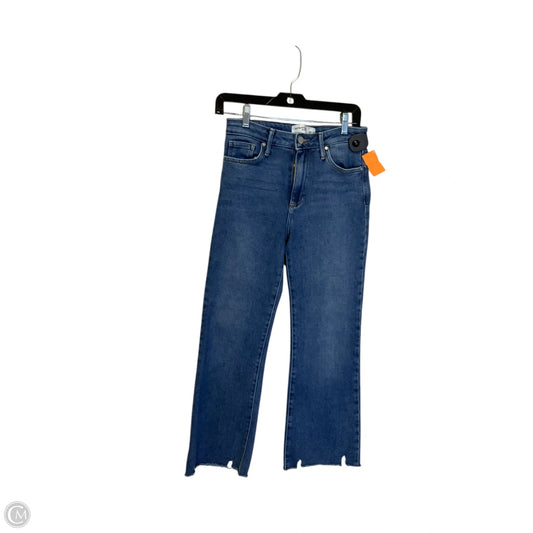 Jeans Cropped By Just Black In Blue Denim, Size: 4