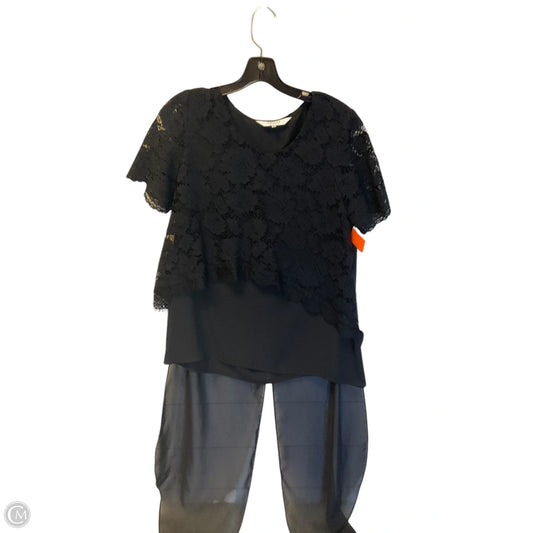 Top Short Sleeve By Crosby In Black, Size: S