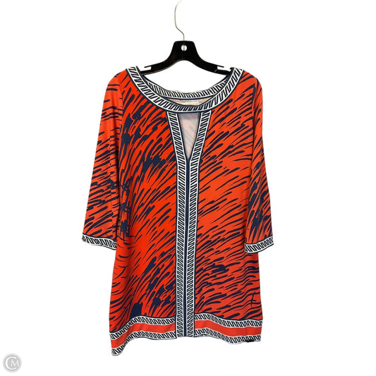 Dress Casual Short By Tracy Negoshian In Orange, Size: S