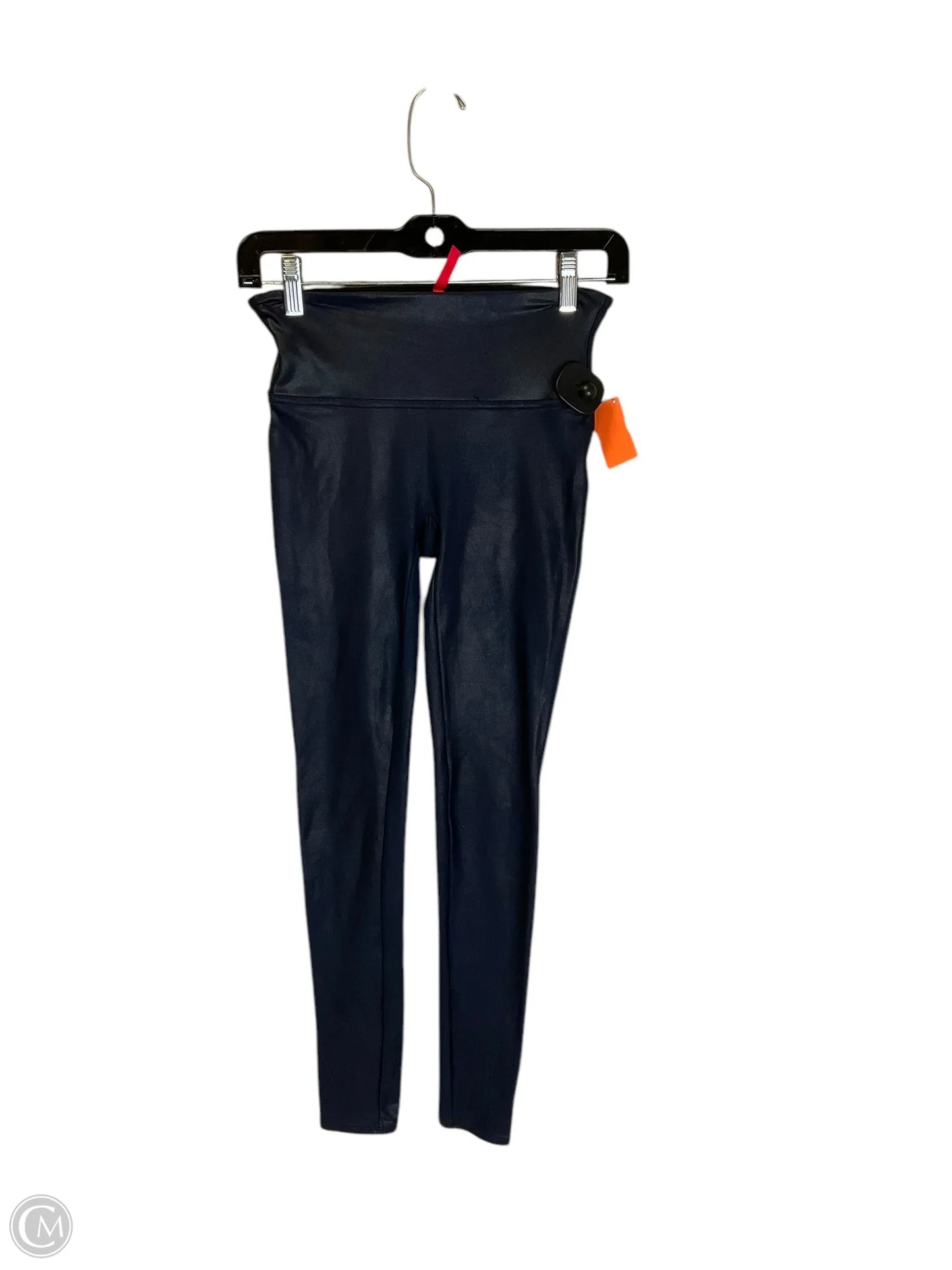 Athletic Leggings By Spanx In Blue, Size: S
