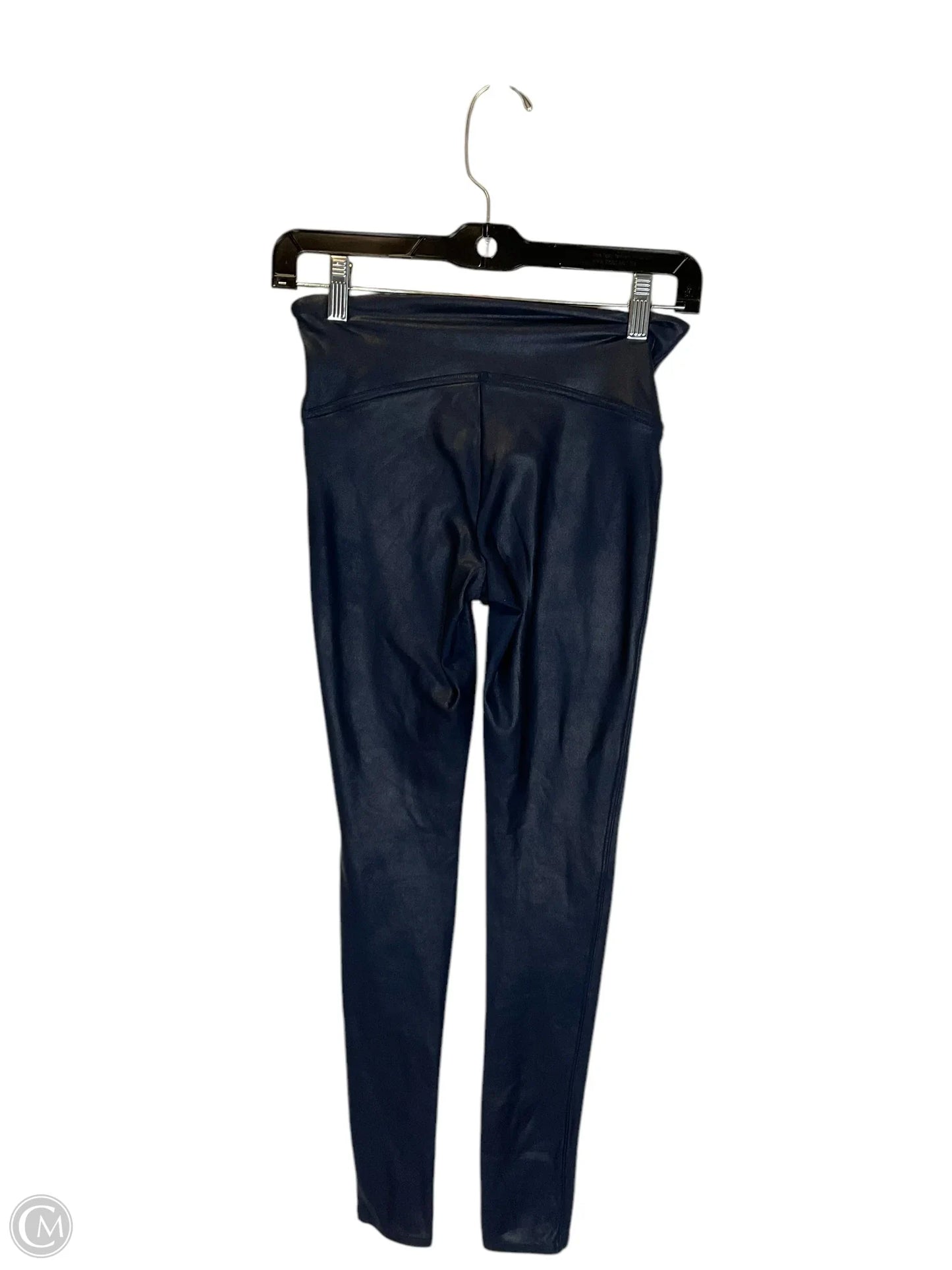 Athletic Leggings By Spanx In Blue, Size: S