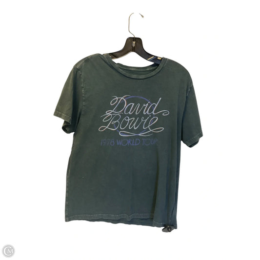 Top Short Sleeve Basic By Lucky Brand In Grey, Size: M